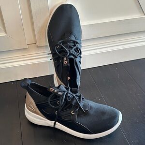 Reebok Black and Gold Athletic Shoes